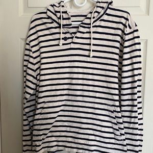 J. Crew Long Sleeve Hooded Shirt